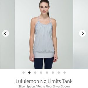 LULULEMON no limits | silver spoon | size 6